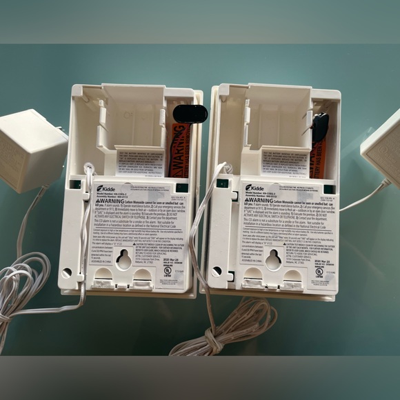 2 Kidde KN-COEG-3 Explosive Gas Alarm Carbon Monoxide Alarm Detectors No Battery - Picture 5 of 8